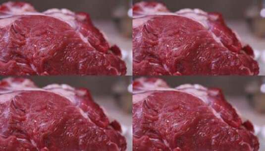 带有筋膜的牛腱子肉高清在线视频素材下载