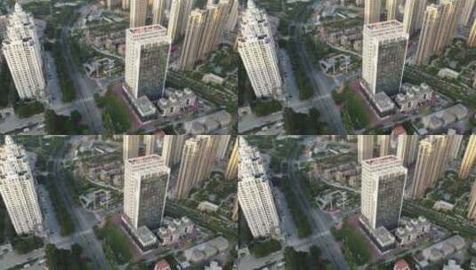 航拍福建莆田市环球花园小区4K实拍视频高清在线视频素材下载