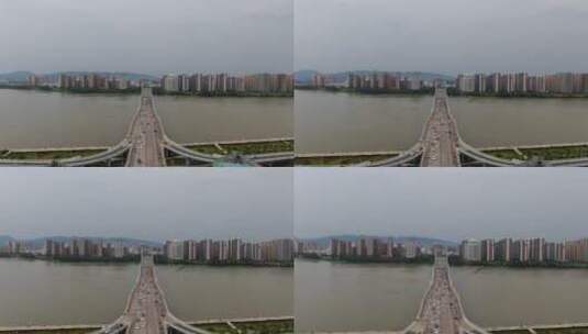 航拍城市交通桥梁高清在线视频素材下载