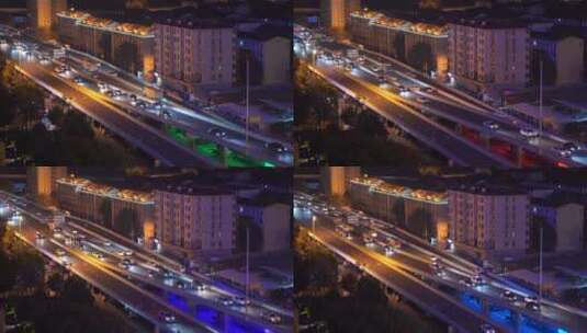 4k实拍城市交通车流高清在线视频素材下载