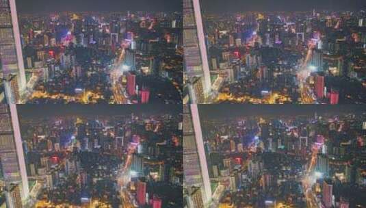长沙城市夜景高清在线视频素材下载