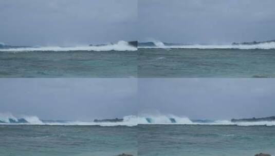 塞班岛海岛海浪素材实拍高清在线视频素材下载