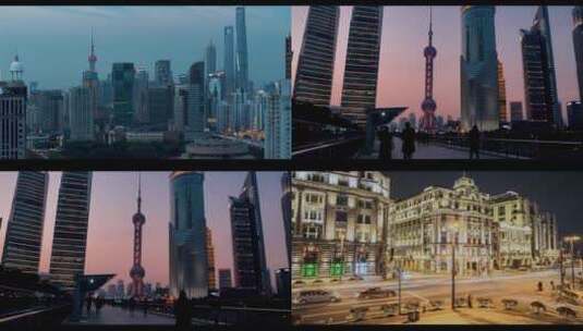 上海延时风景航拍宣传片建筑旅游 (4)高清在线视频素材下载