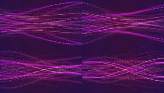 紫色粒子线条高清在线视频素材下载