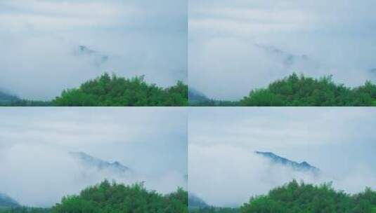 雨后的山巅云雾高清在线视频素材下载