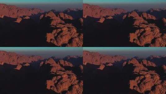 埃及西奈山的光影高清在线视频素材下载