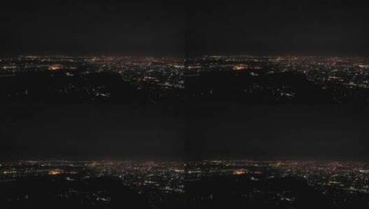 泉州市区夜景航拍500米高空泉州城市大景高清在线视频素材下载