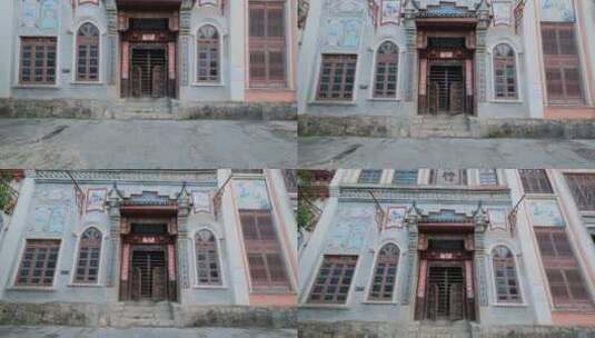 广西桂林灵川大圩古镇乡村老房子高清在线视频素材下载