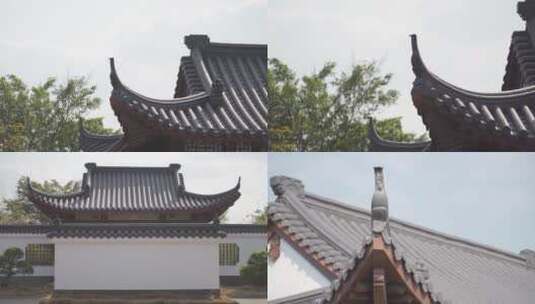 中式园林 古建筑高清在线视频素材下载