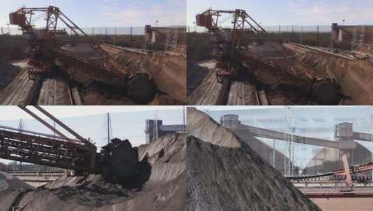 巴西铁矿石开采高清在线视频素材下载
