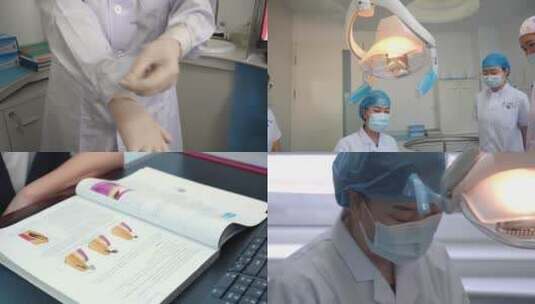 4K医院医生护士医疗器械口腔医学高清在线视频素材下载