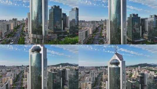 青岛国际金融中心高清在线视频素材下载