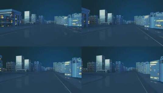 城市发展建设三维创意动画镜头高清在线视频素材下载