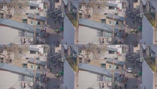 长沙老城区居民房屋小巷高清在线视频素材下载