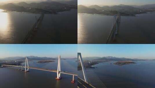 【合集5】航拍乐清湾大桥高清在线视频素材下载