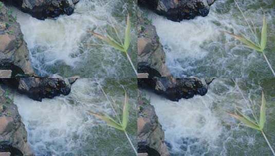 山谷温泉河流小溪高清在线视频素材下载