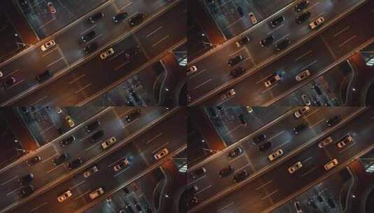 上海延安高架航拍空镜高清在线视频素材下载
