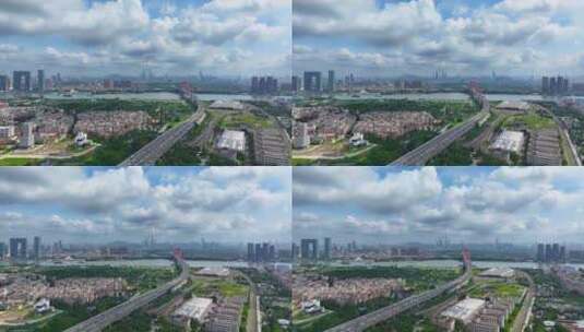 【正版4K素材】航拍广州塔全景1高清在线视频素材下载