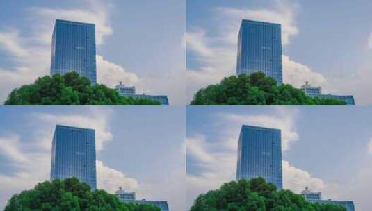 杭州高楼大厦高清在线视频素材下载