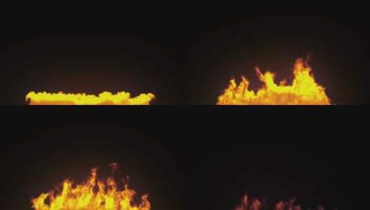 特效火焰燃烧素材合成爆炸火灾热浪烟雾高清在线视频素材下载