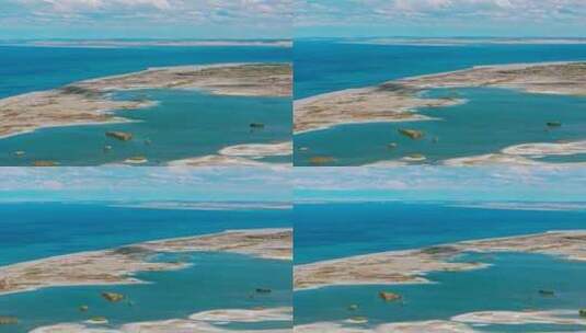 乌伦古湖候鸟湿地保护区高清在线视频素材下载