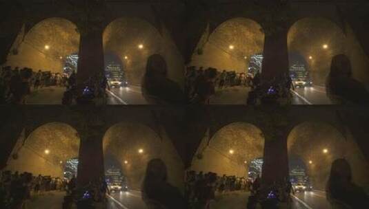 西安城门延时3高清在线视频素材下载