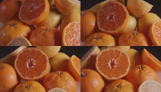西柚水果高清在线视频素材下载