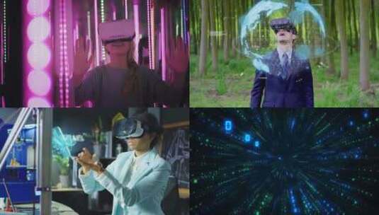 VR虚拟现实眼镜高清在线视频素材下载