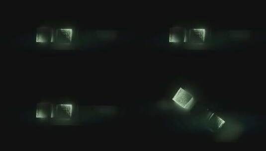 立方体，发光，三，阴影高清在线视频素材下载
