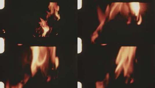火，火焰，黑暗，模糊高清在线视频素材下载