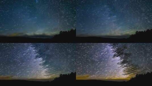 4k星空银河夜空繁星宇宙高清在线视频素材下载