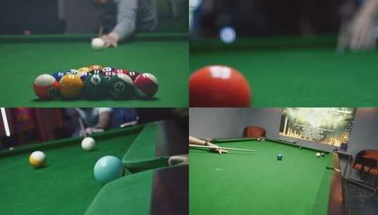 打台球视频高清在线视频素材下载