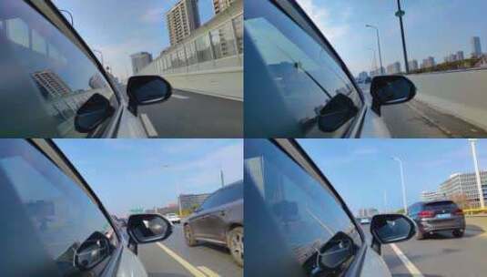 公路马路上汽车飙车延时摄影视频素材高清在线视频素材下载