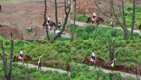 腾冲火山地热国家地质公园航拍高清在线视频素材下载