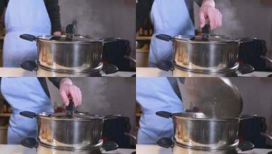 厨房锅电磁炉厨具 (2)高清在线视频素材下载