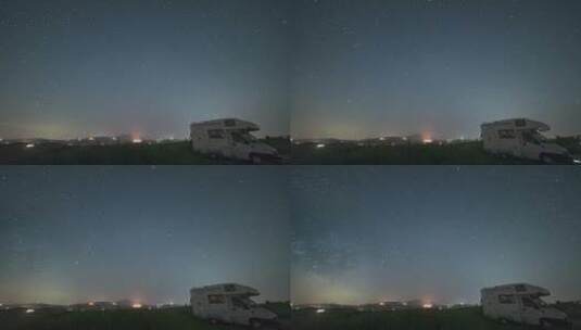 夜空中的星星高清在线视频素材下载