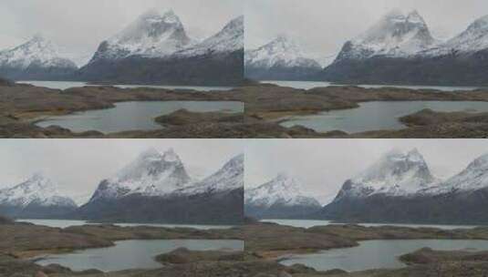 高山湖泊自然风光高清在线视频素材下载