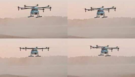 无人机拍摄麦田高清在线视频素材下载