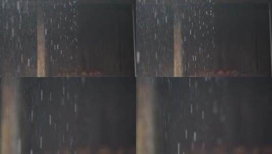 下雨雨水雨滴雨天高清在线视频素材下载
