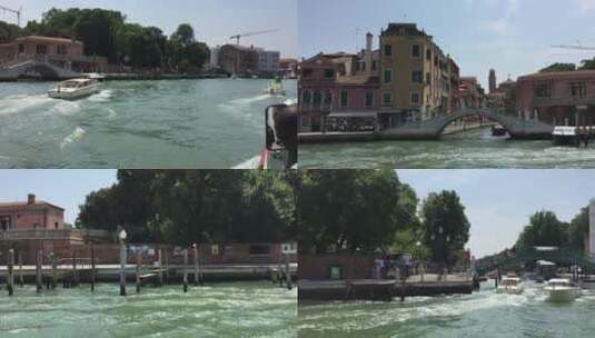 威尼斯水城 威尼斯风景 意大利威尼斯高清在线视频素材下载