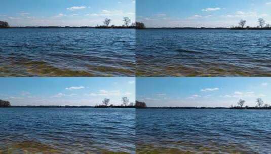 野外的湖面高清在线视频素材下载