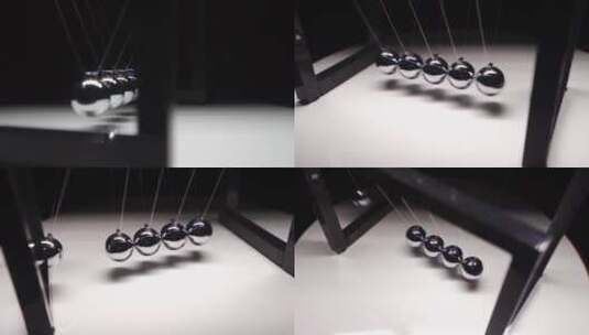 牛顿摆球时间概念创意素材高清在线视频素材下载