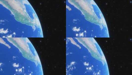 蓝色星球地球高清在线视频素材下载