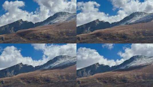 美丽的大自然冬天冰雪雪景特写高清在线视频素材下载