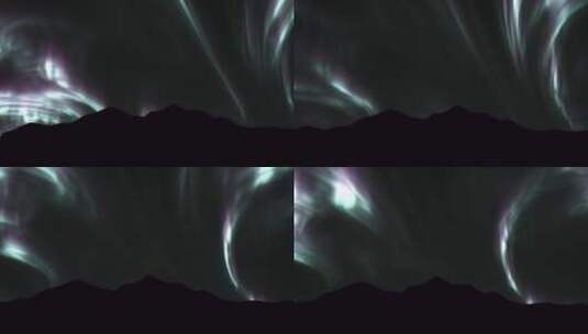 北极光变幻高清在线视频素材下载