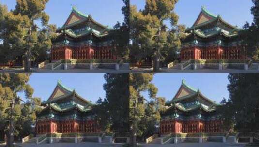 北京北海公园承乾殿4K拍摄高清在线视频素材下载
