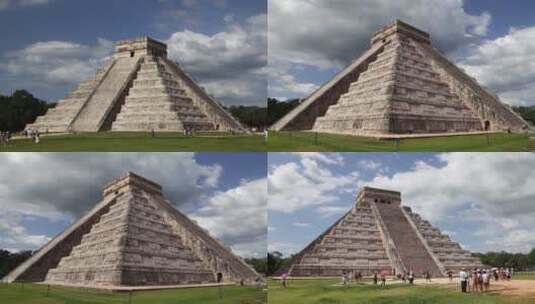 墨西哥坎昆玛雅金字塔高清在线视频素材下载