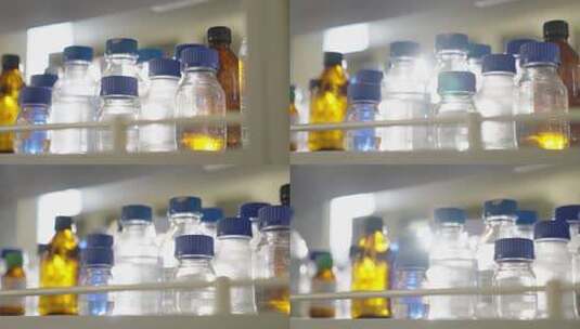 化学试剂瓶高清在线视频素材下载