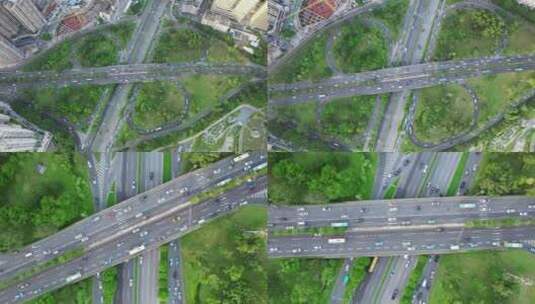 城市交通立交桥高清在线视频素材下载