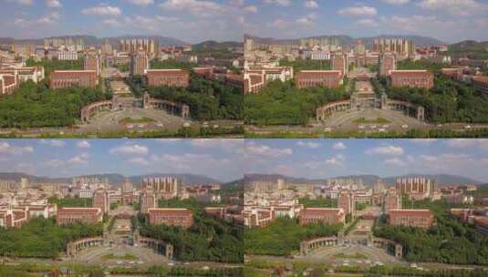 4K云南民族大学航拍04高清在线视频素材下载